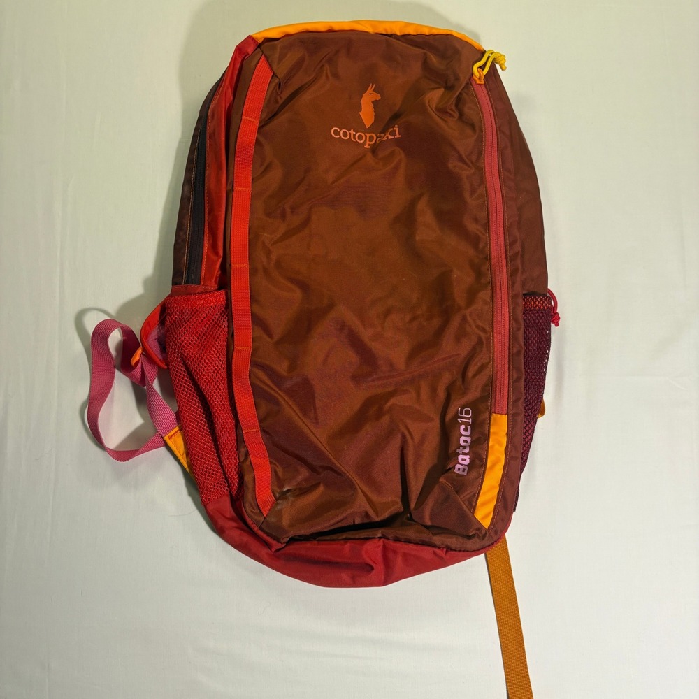 Cotopaxi Batac 16L Del Dia Backpack Rust Orange Pink Multi Color Daypack